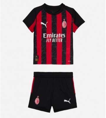 AC Milan Primera Equipación Niños 2025-26 Manga Corta (+ Pantalones cortos)